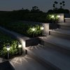 Pure Garden Outdoor Solar Lights, Gunmetal, 8PK 50-LG1059